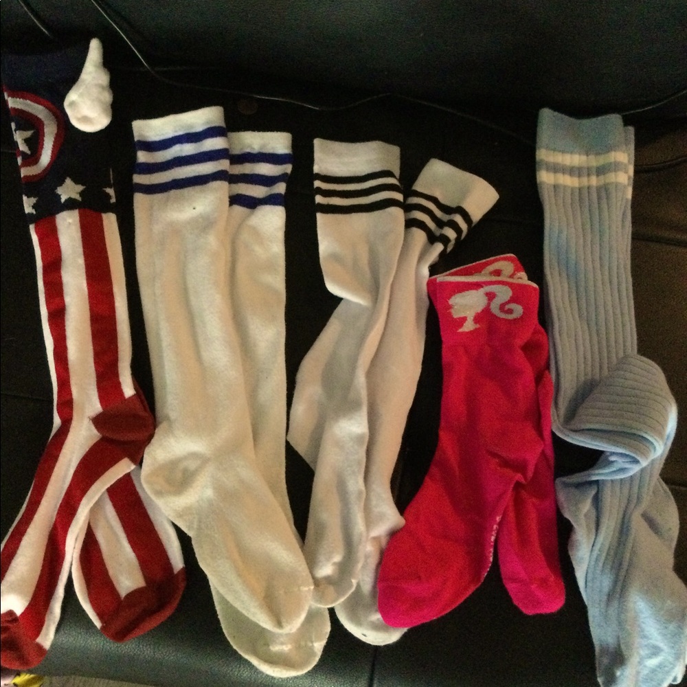So Cute Knee High Socks! Never Worn!